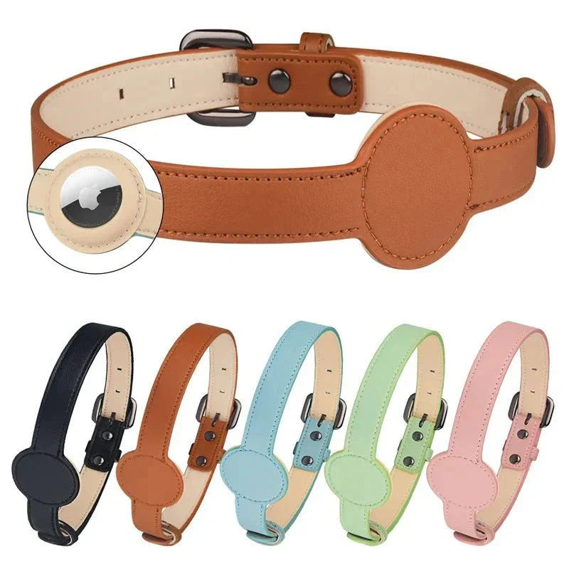 Lisslune | EDOUARD – Stylish Dog Collar with Integrated Airtag Holder