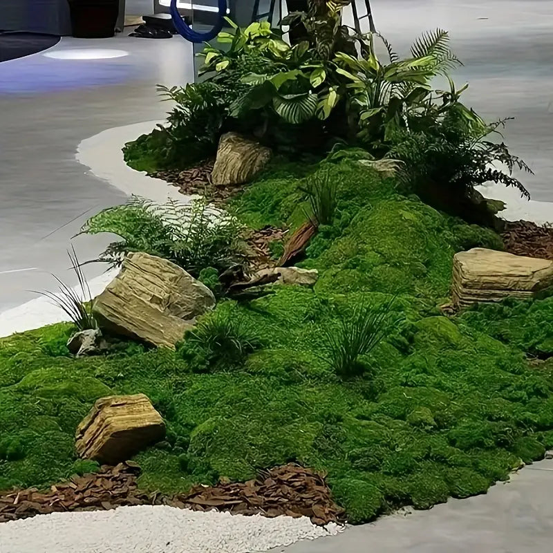 Lisslune | Moss Cover Piece – Moss Flakes Ornament for Decoration and Landscaping