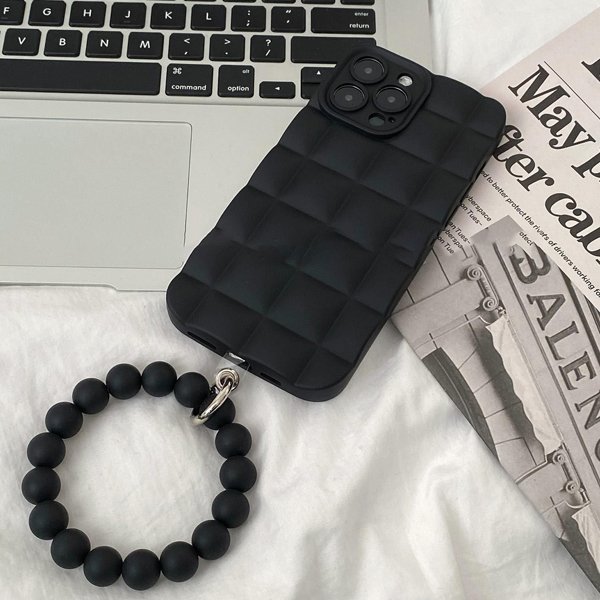 Lisslune | Frosted Pearl Bracelet Case for iPhone
