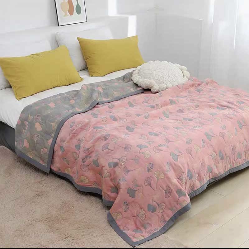 Lisslune | LeafNest - Soft Cotton Bed Linen with Leaf Motif