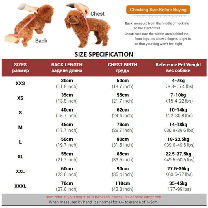 Lisslune | Dick warm fleece dog jacket