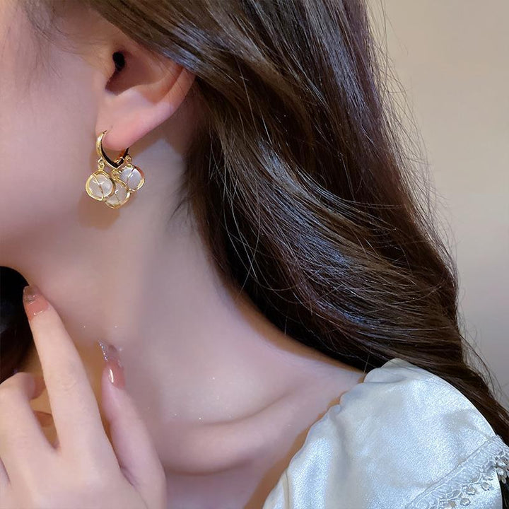 Lisslune | Exquisite Fashion Opal Cat Eye Drop Earring