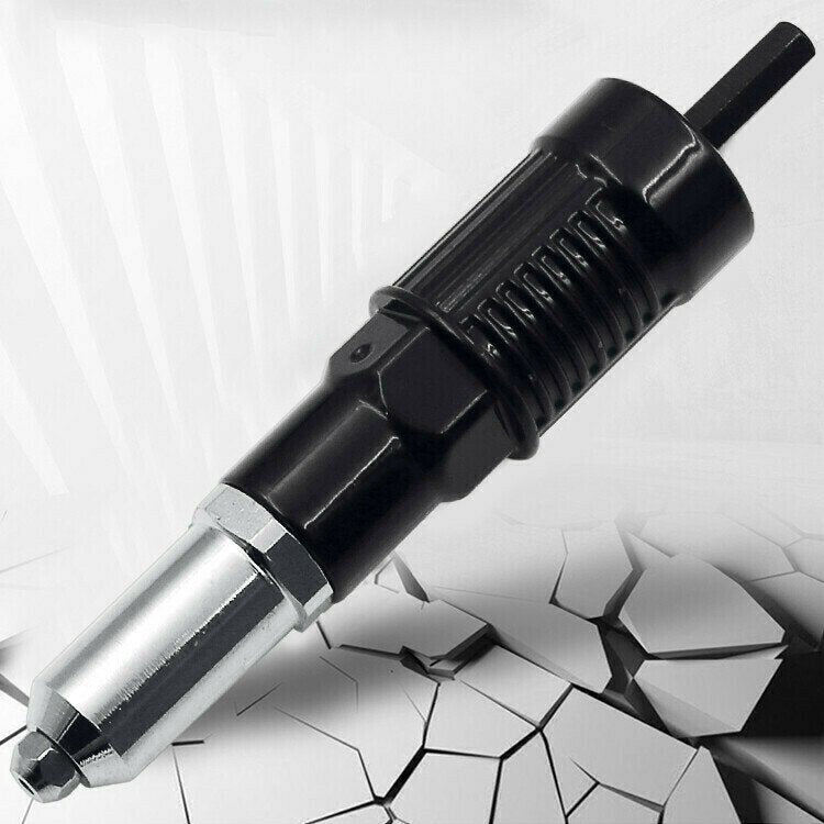 Lisslune | Professional Rivet Gun Adapter Kit With 4Pcs Different Matching Nozzle Bolts