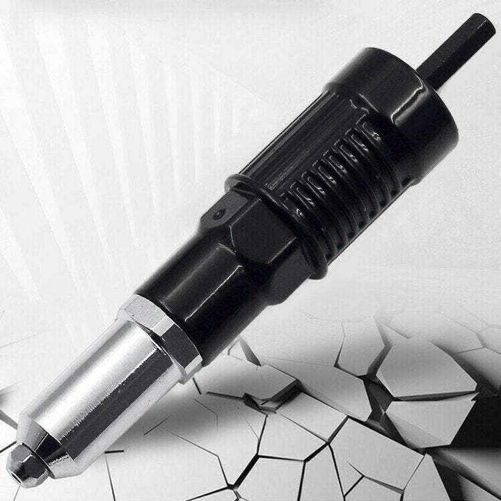 Lisslune | Professional Rivet Gun Adapter Kit With 4Pcs Different Matching Nozzle Bolts