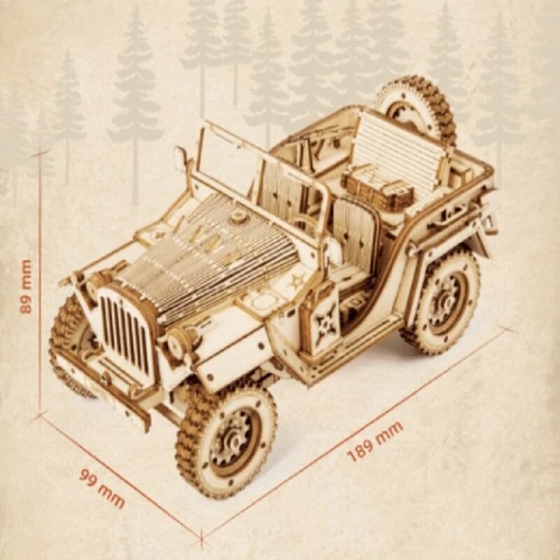 Lisslune | Super Wooden Mechanical Model Puzzle Set