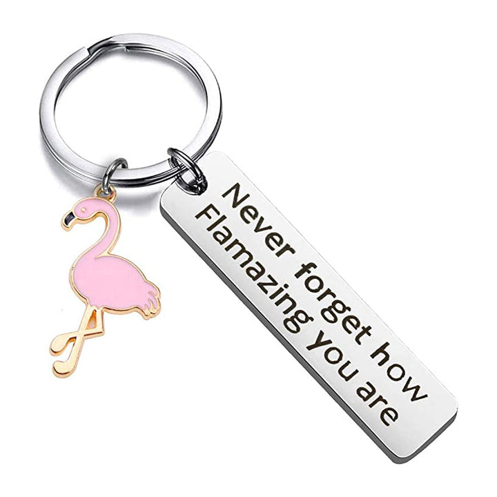 Lisslune | Motivational Flamingo Keychain