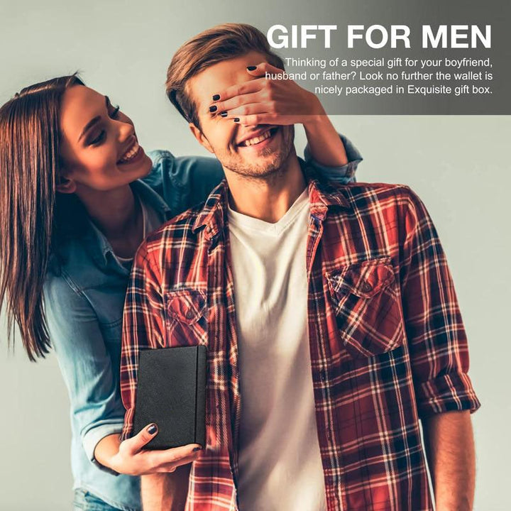 Lisslune | Mens Slim Wallet RFID Blocking