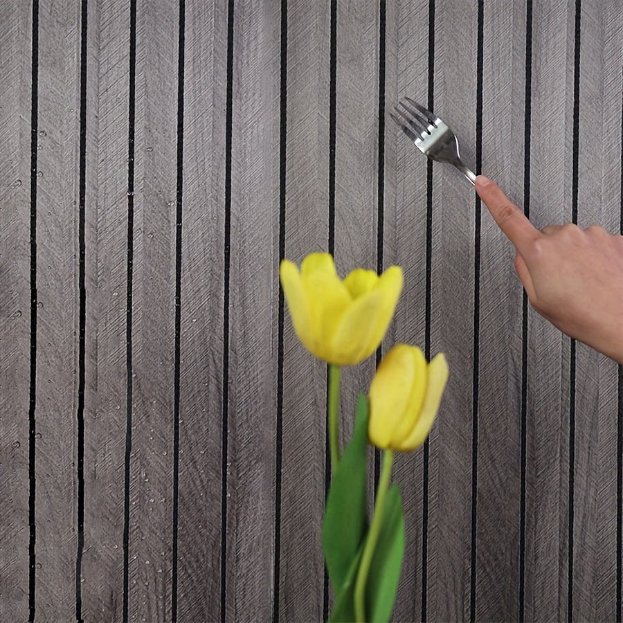Lisslune | WoodLook Wall Panels – Self-Adhesive 3D PVC Wall Covering for Quick Living Effect