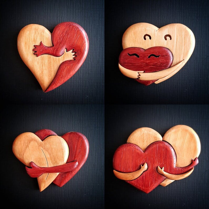 Lisslune | A Hug From My Heart For You (Handmade Wood Carvings)