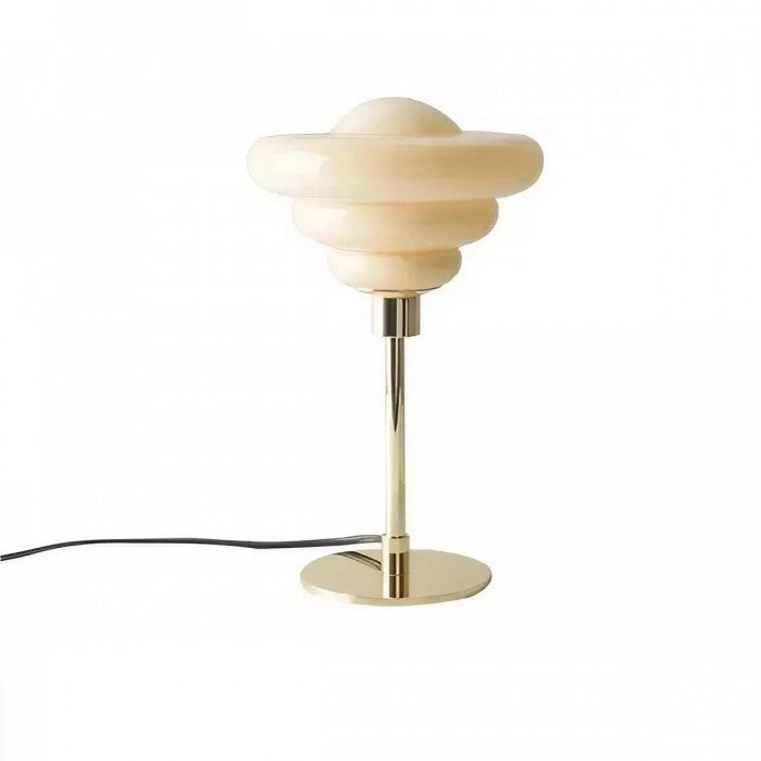 Lisslune | LumaRipple Table Lamp made of textured glass