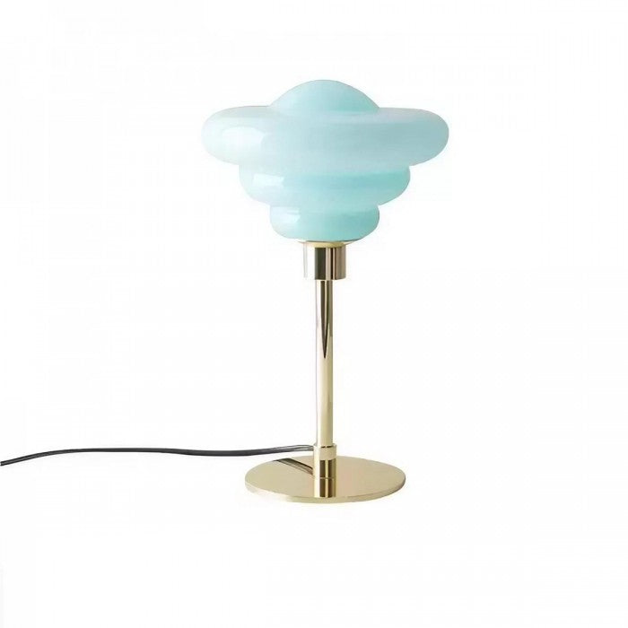 Lisslune | LumaRipple Table Lamp made of textured glass