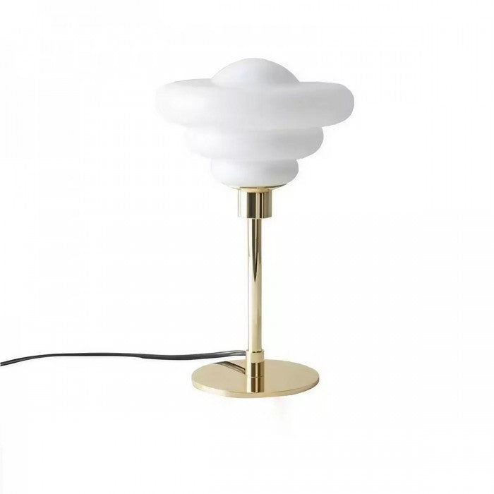 Lisslune | LumaRipple Table Lamp made of textured glass