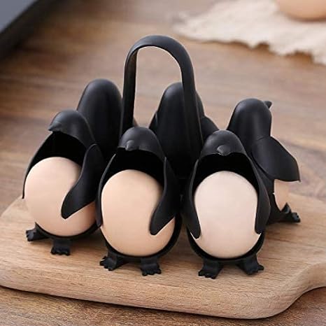 Lisslune | 3-in-1 Egg Holder With Cute Penguin Design