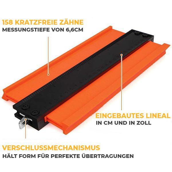 Lisslune | Contour gauge contour duplication gauge with lock