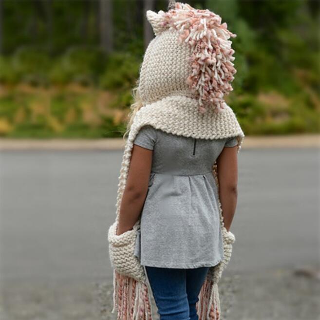 Lisslune | Unicorn wool hat + scarf