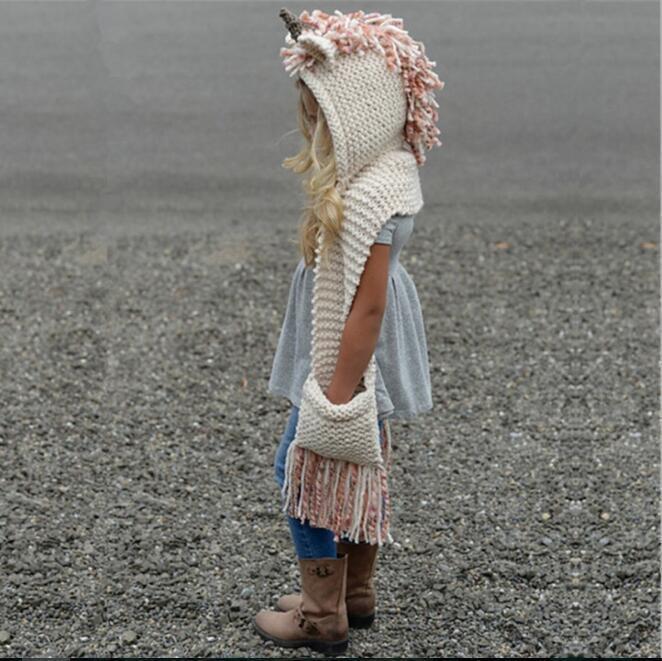 Lisslune | Unicorn wool hat + scarf