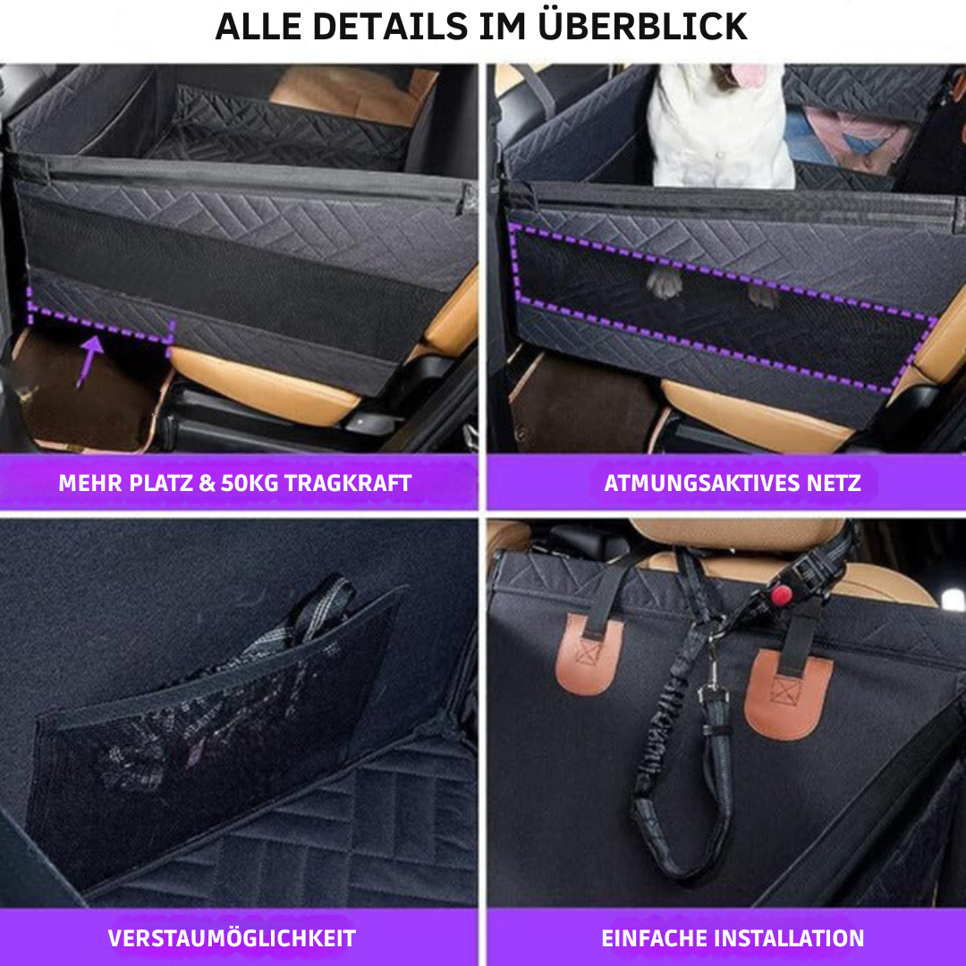 Lisslune | Waterproof Dog Mattress with Memory Foam for Safe & Comfortable Car Protection
