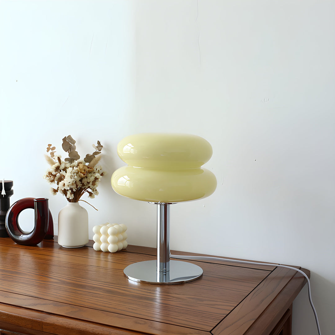 Lisslune | Italian Designer Glass Egg Tarts LED Table Lamp