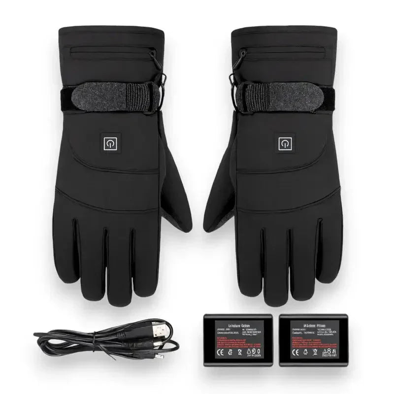 Lisslune | Heated Gloves for Men and Women | Heated Gloves - Insulated Gloves - Touchscreen and Waterproof Gloves