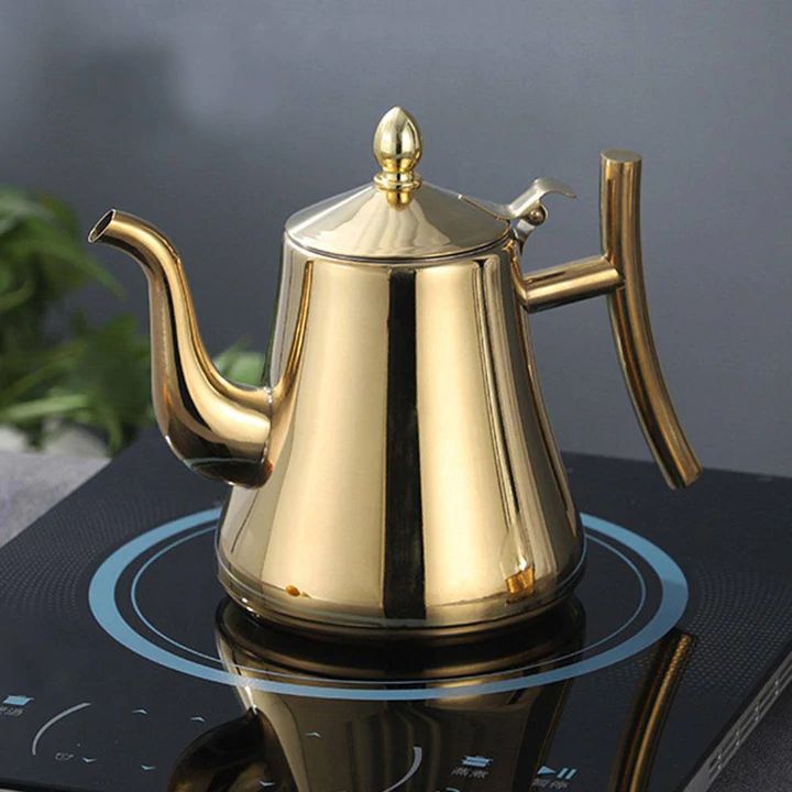 Lisslune | Best Induction Kettle with Filter | Sustainable Stainless Steel Kettle for Quick Boiling