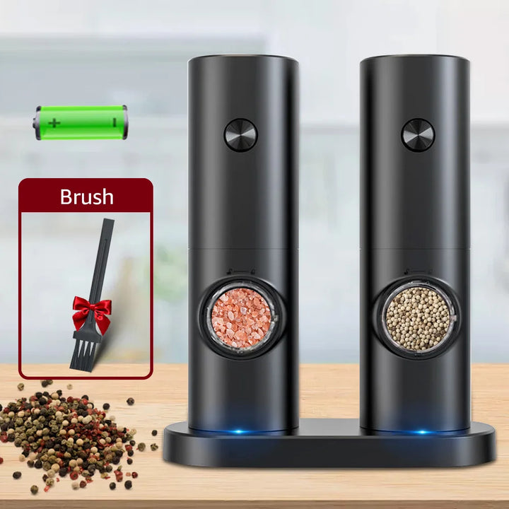 Lisslune | Electric Pepper and Salt Grinder Set - SpiceLite