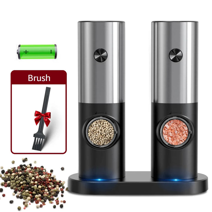 Lisslune | Electric Pepper and Salt Grinder Set - SpiceLite