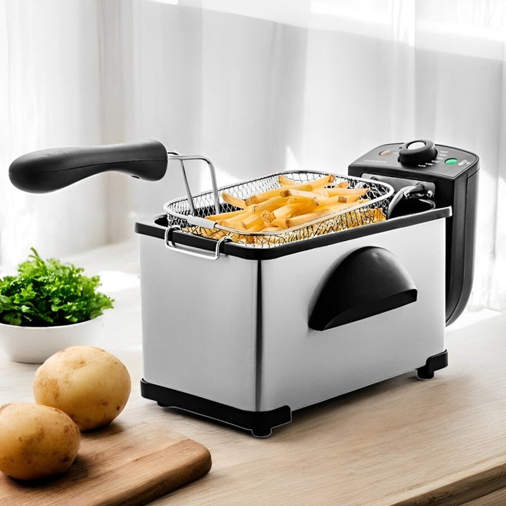 Lisslune | 2L Electric Deep Fryer with Adjustable Temperature Control