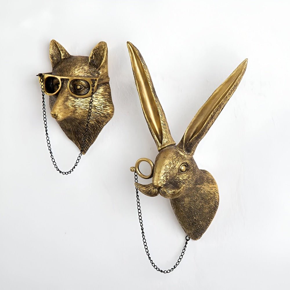 Lisslune | Elegant Animal Wall Hooks - Multifunctional Decorative Storage Solution