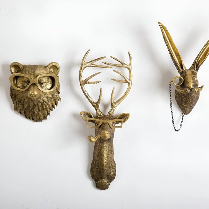 Lisslune | Elegant Animal Wall Hooks - Multifunctional Decorative Storage Solution