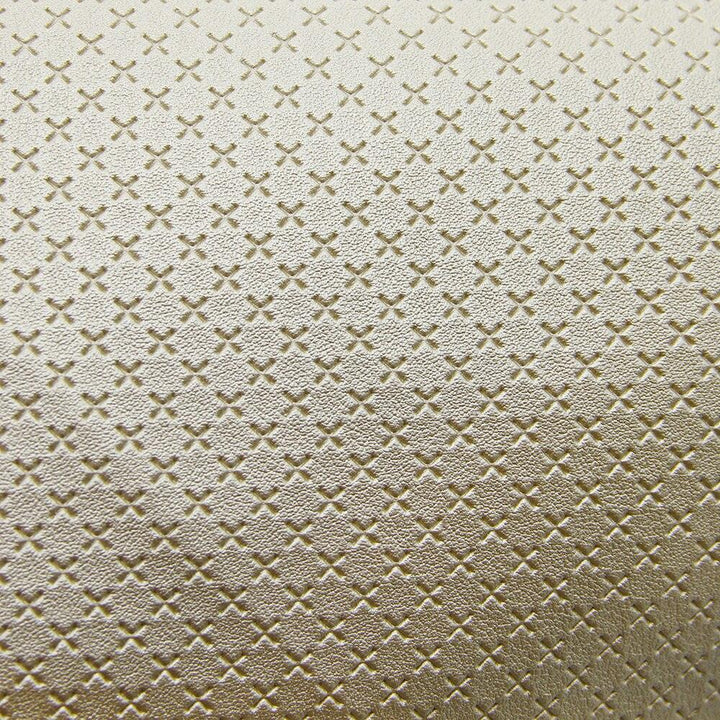 Lisslune | Elegant Artisan Cross-Pattern Synthetic Leather Leaf for Creative Projects