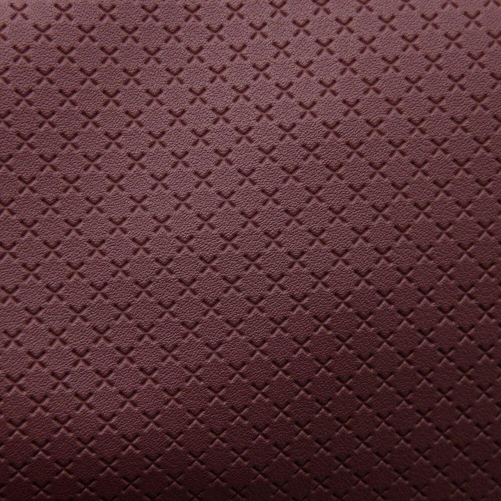 Lisslune | Elegant Artisan Cross-Pattern Synthetic Leather Leaf for Creative Projects