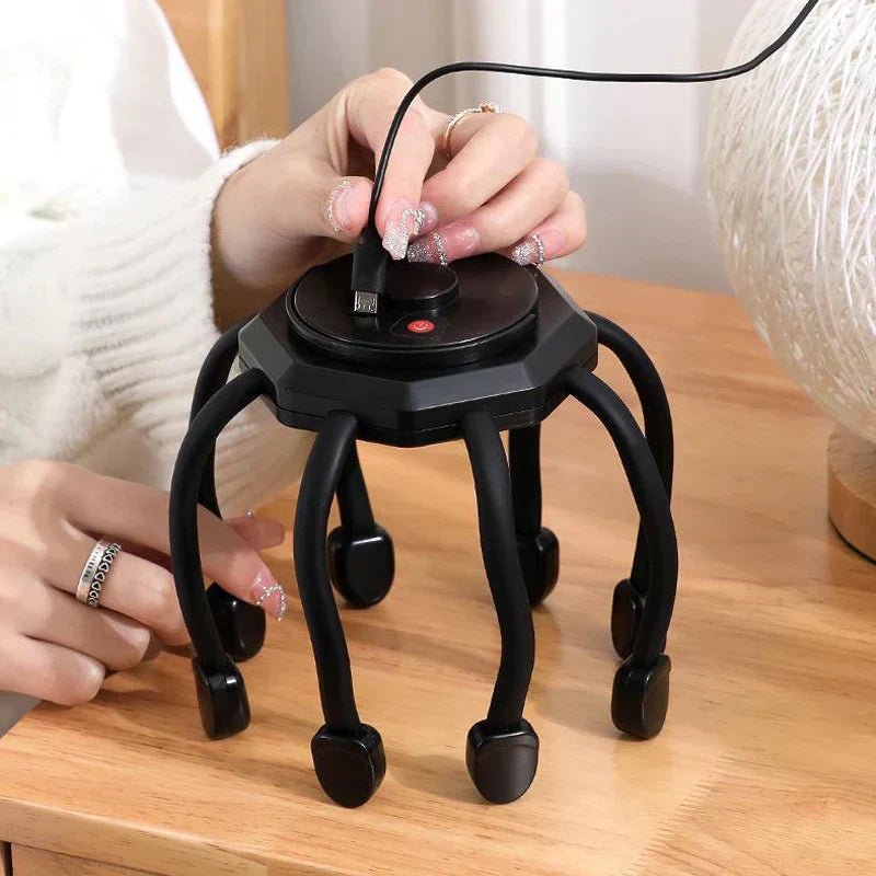 Lisslune | HoofdZorg RelaxPro – Portable Scalp Massager for Stress Reduction and Hair Growth