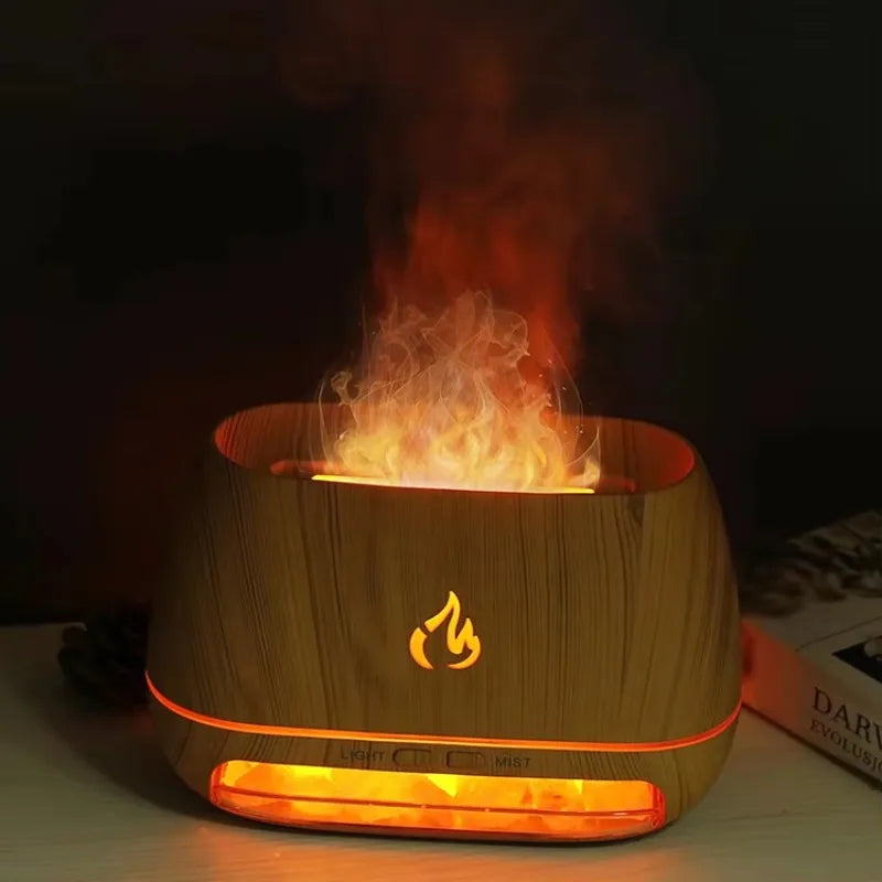 Lisslune | SaltLight Aroma Diffuser – Himalayan Salt Lamp with Fragrance Diffusion and Color Light