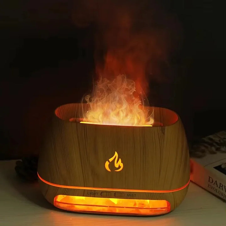 Lisslune | SaltLight Aroma Diffuser – Himalayan Salt Lamp with Fragrance Diffusion and Color Light