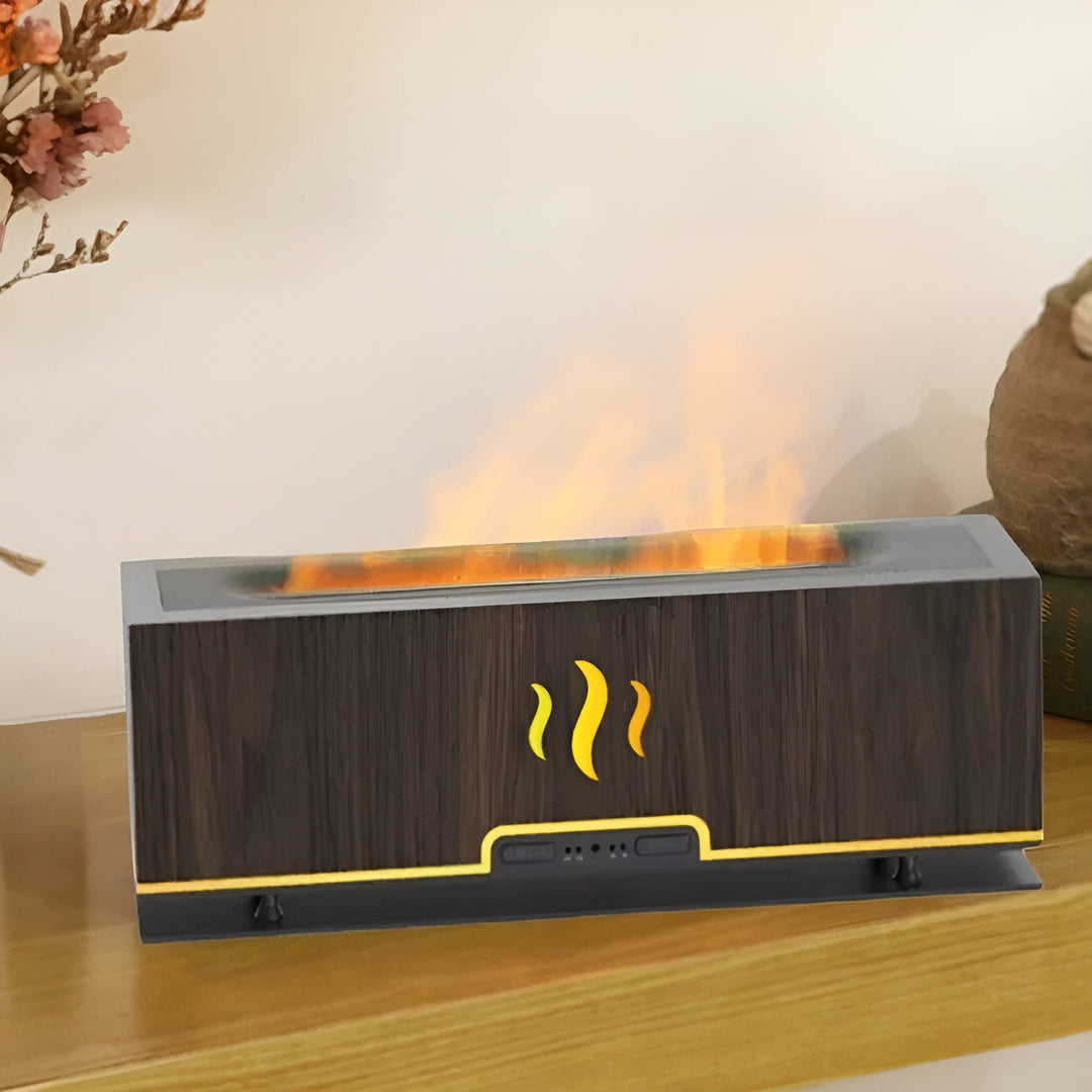 Lisslune | AtmosphereMist 3-in-1 Humidifier with Flame Light and Aroma