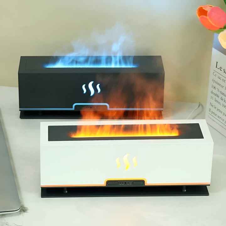 Lisslune | AtmosphereMist 3-in-1 Humidifier with Flame Light and Aroma
