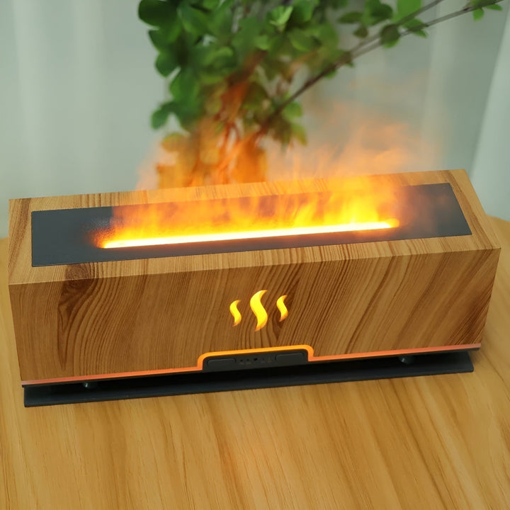 Lisslune | AtmosphereMist 3-in-1 Humidifier with Flame Light and Aroma