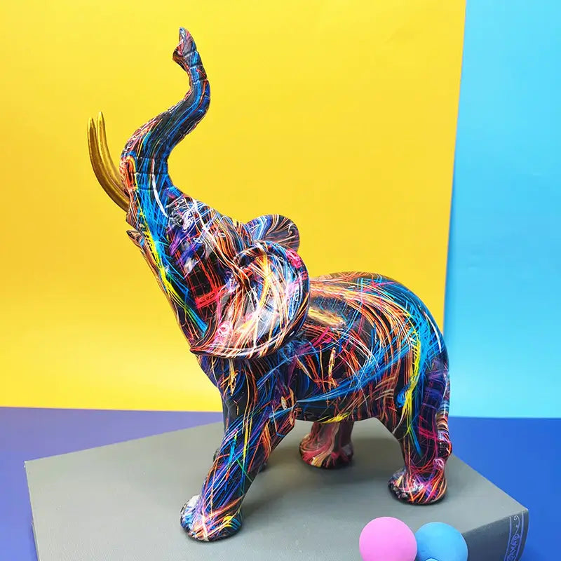 Lisslune | EleGance – Artistic Abstract Elephant