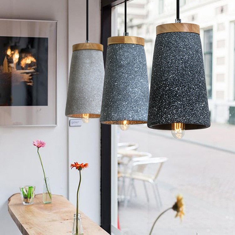 Lisslune | UrbanAura – Stylish Cement Pendant Lamp