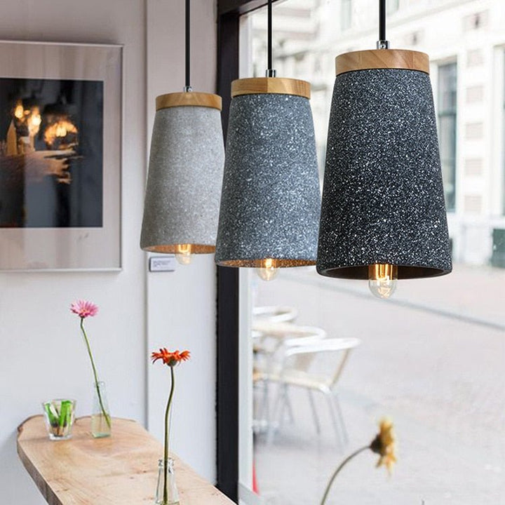 Lisslune | UrbanAura – Stylish Cement Pendant Lamp