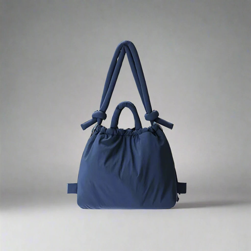 Lisslune | Riva Puffer Handbag – Stylish Carry Bag with Shoulder Strap