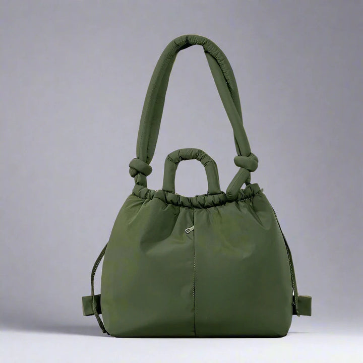 Lisslune | Riva Puffer Handbag – Stylish Carry Bag with Shoulder Strap