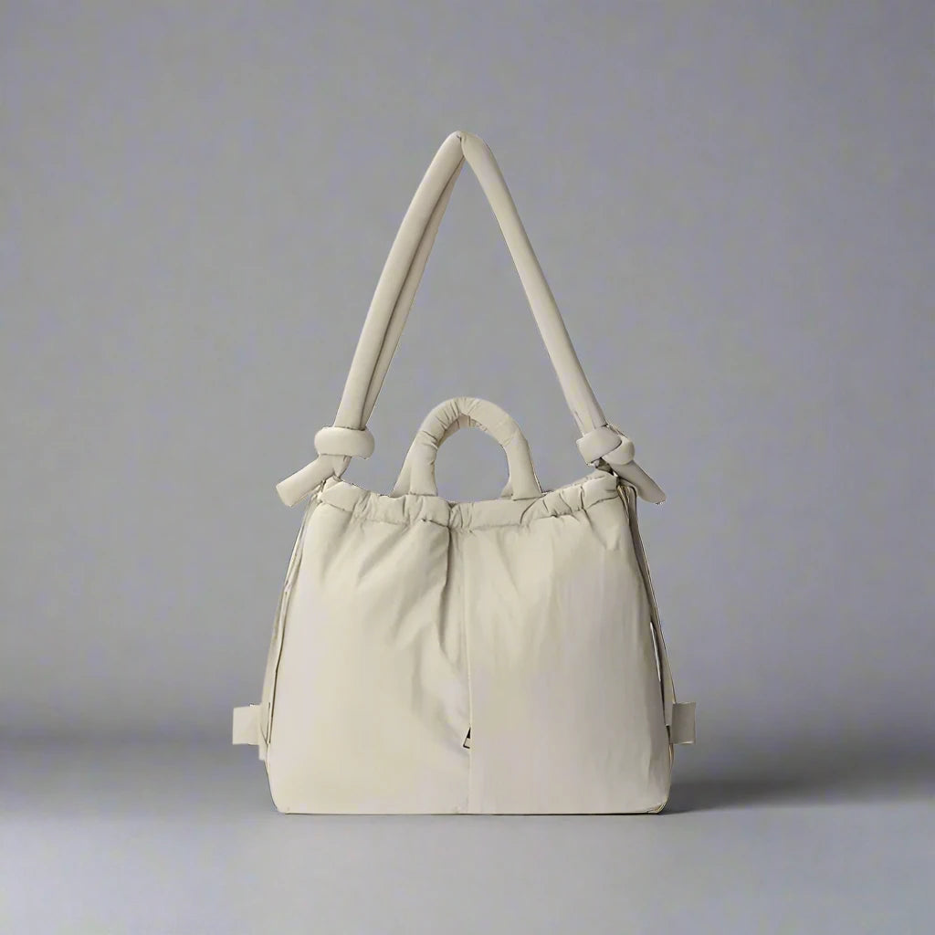 Lisslune | Riva Puffer Handbag – Stylish Carry Bag with Shoulder Strap