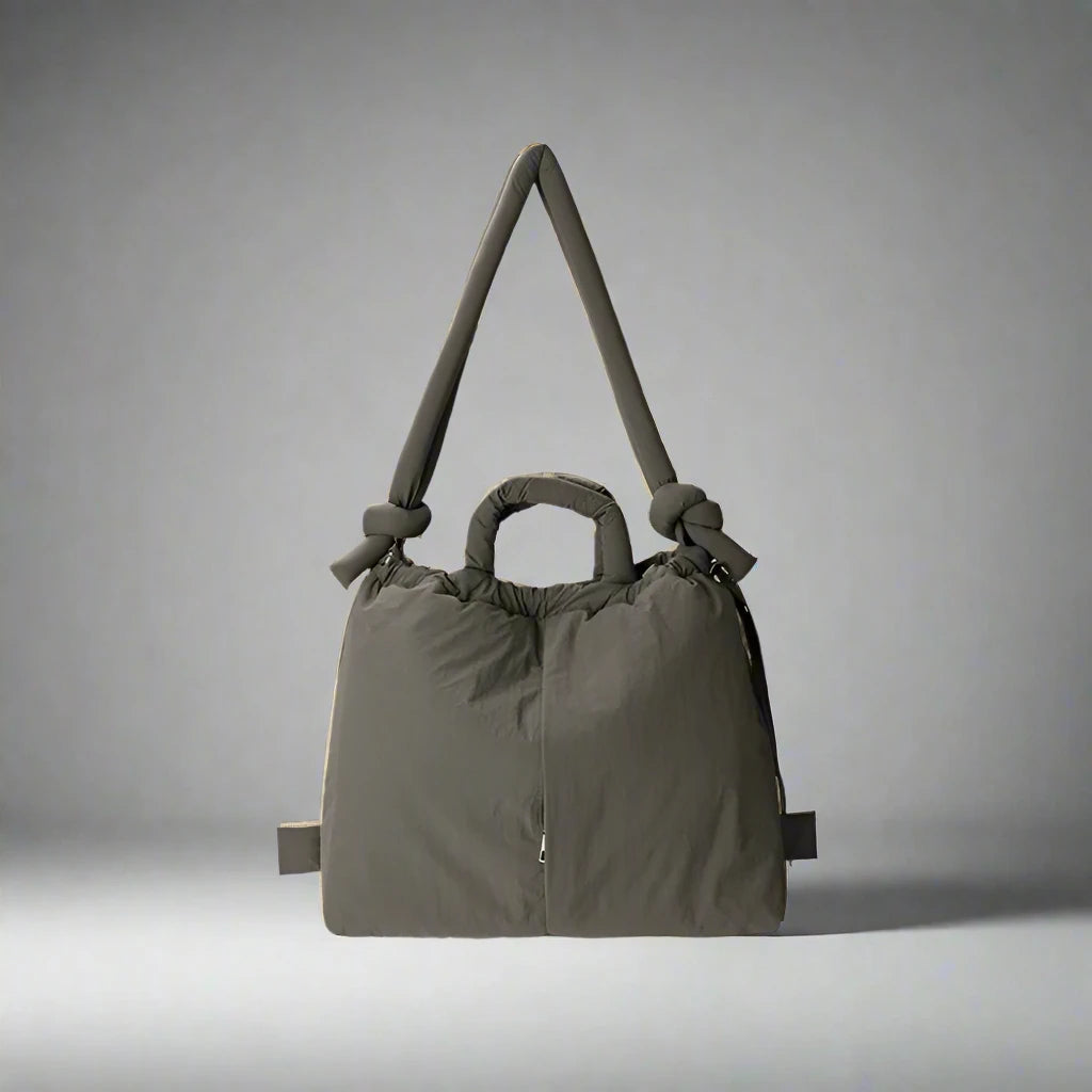 Lisslune | Riva Puffer Handbag – Stylish Carry Bag with Shoulder Strap