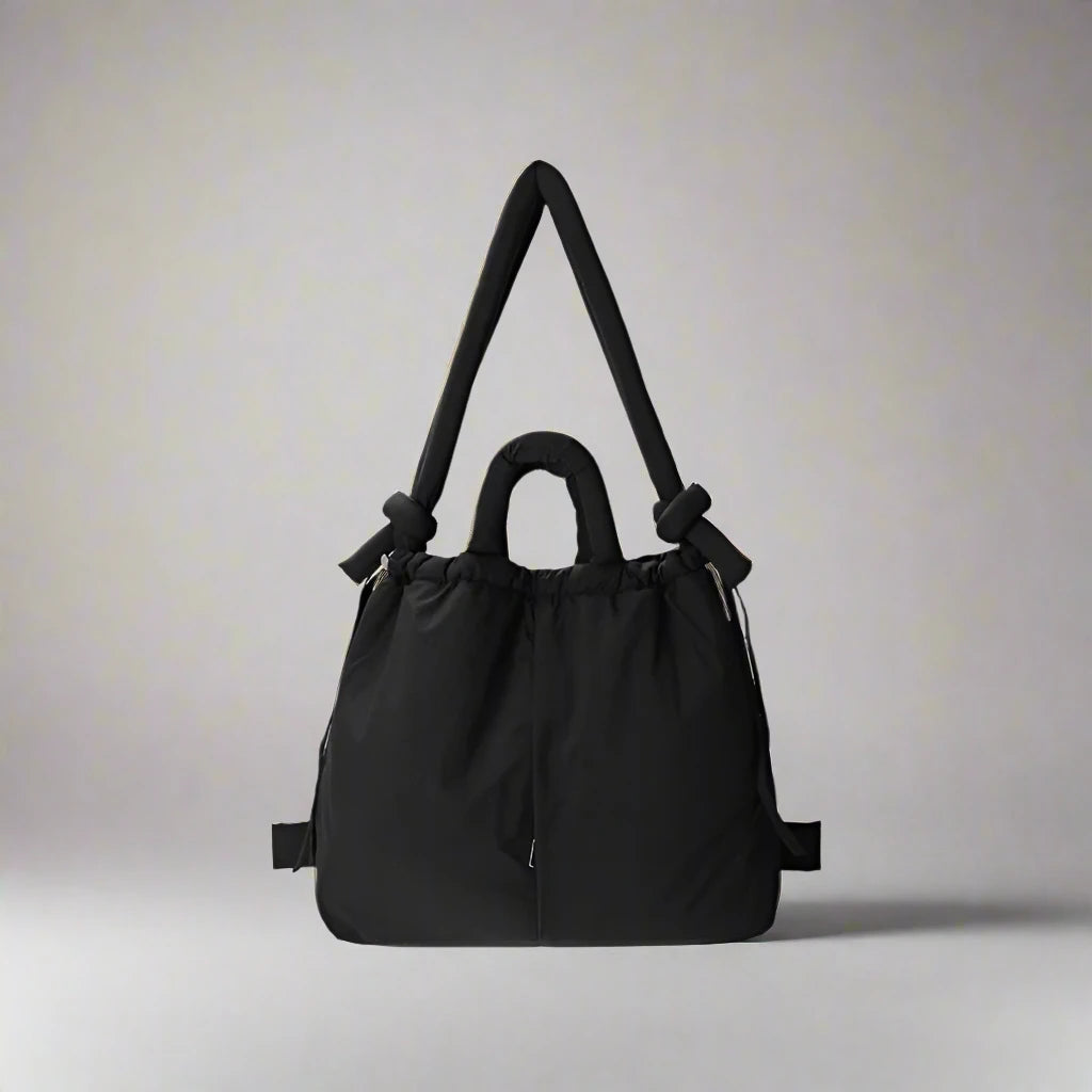 Lisslune | Riva Puffer Handbag – Stylish Carry Bag with Shoulder Strap