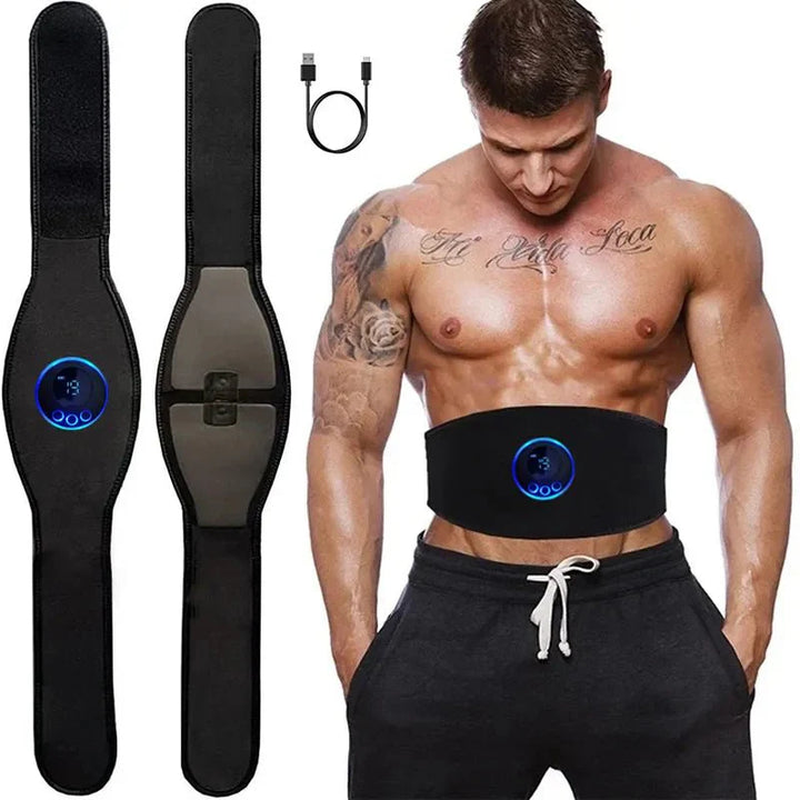 Lisslune | EMS Abs Trainer – 19-Level Abdominal Muscle Stimulator for Core Strengthening