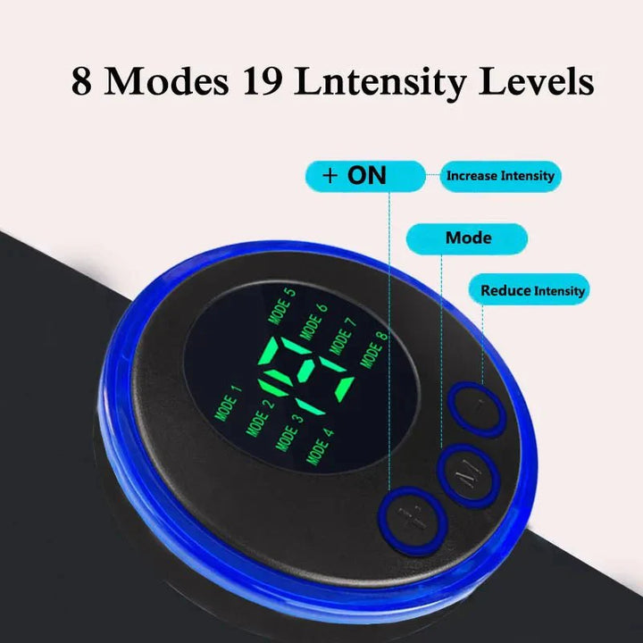 Lisslune | EMS Abs Trainer – 19-Level Abdominal Muscle Stimulator for Core Strengthening