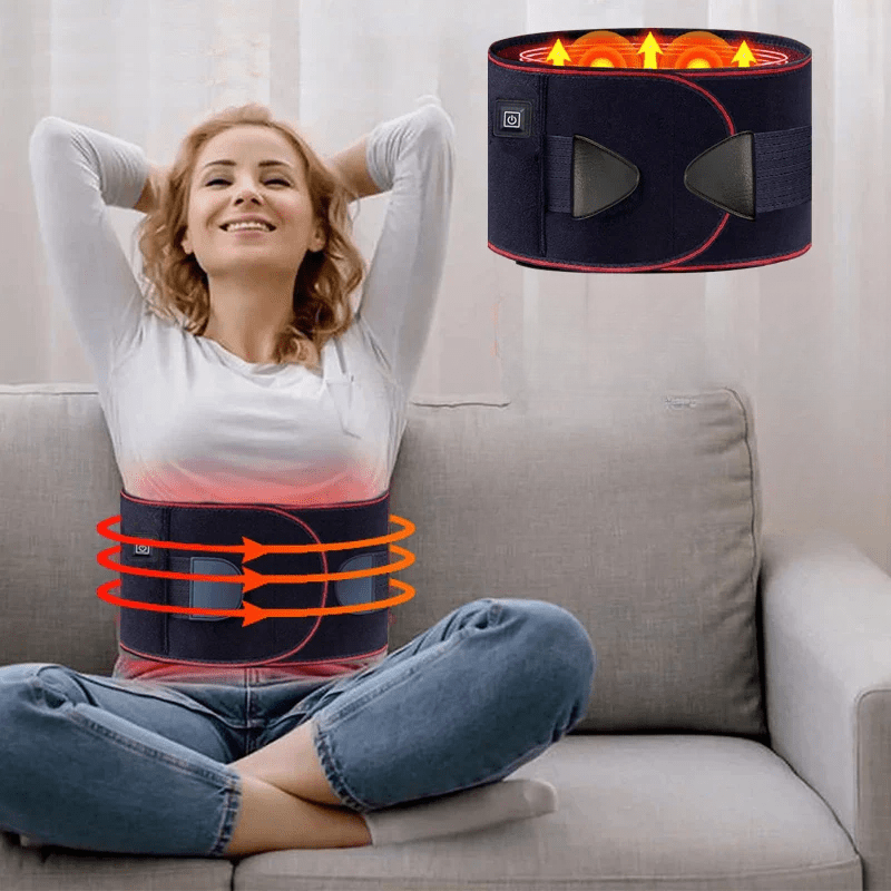 Lisslune | ErgoHeat Belt – Ergonomic Heating Belt for Back Pain Relief with 3 Temperature Settings