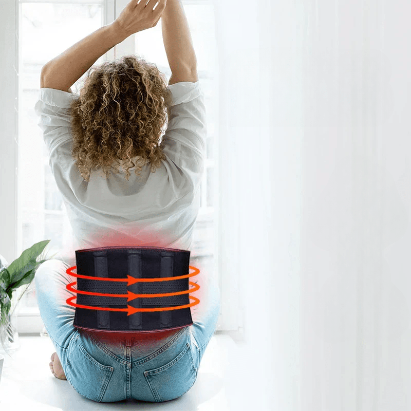 Lisslune | ErgoHeat Belt – Ergonomic Heating Belt for Back Pain Relief with 3 Temperature Settings