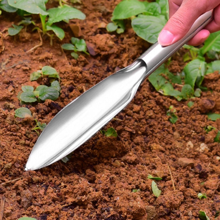 Lisslune | DigDeep Hand Trowel – Stainless Steel Tool for Tough Soil Penetration